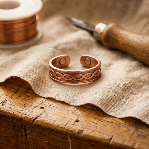 Copper & Spirit Char Copper Ring