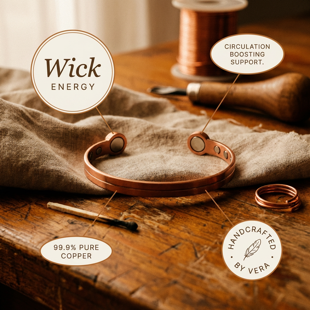 Copper & Spirit Wick Copper Bracelet
