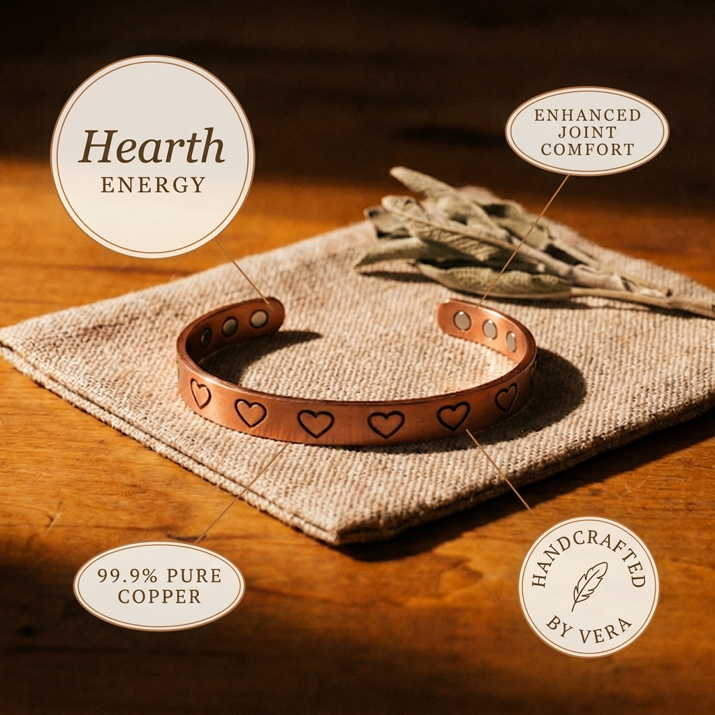 Copper & Spirit Hearth Copper Bracelet