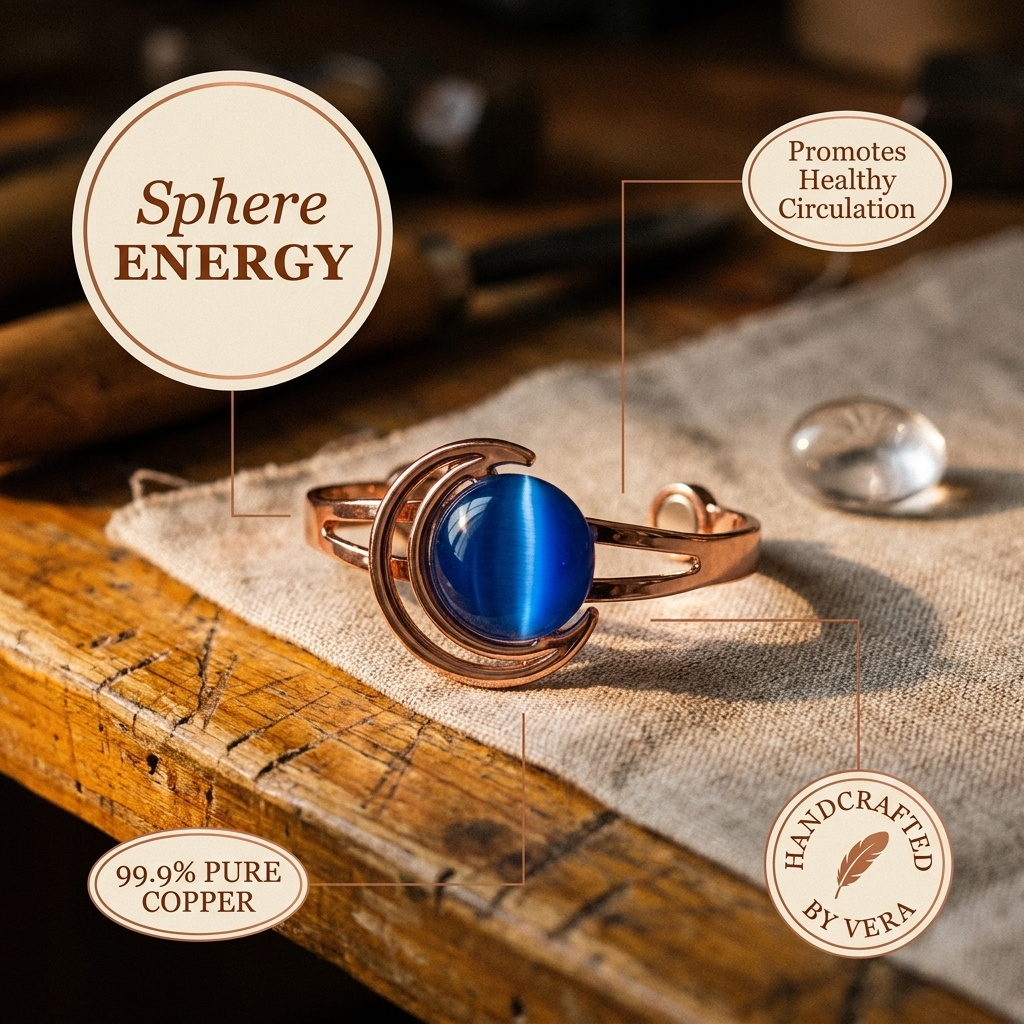 Copper & Spirit Sphere Copper Bracelet