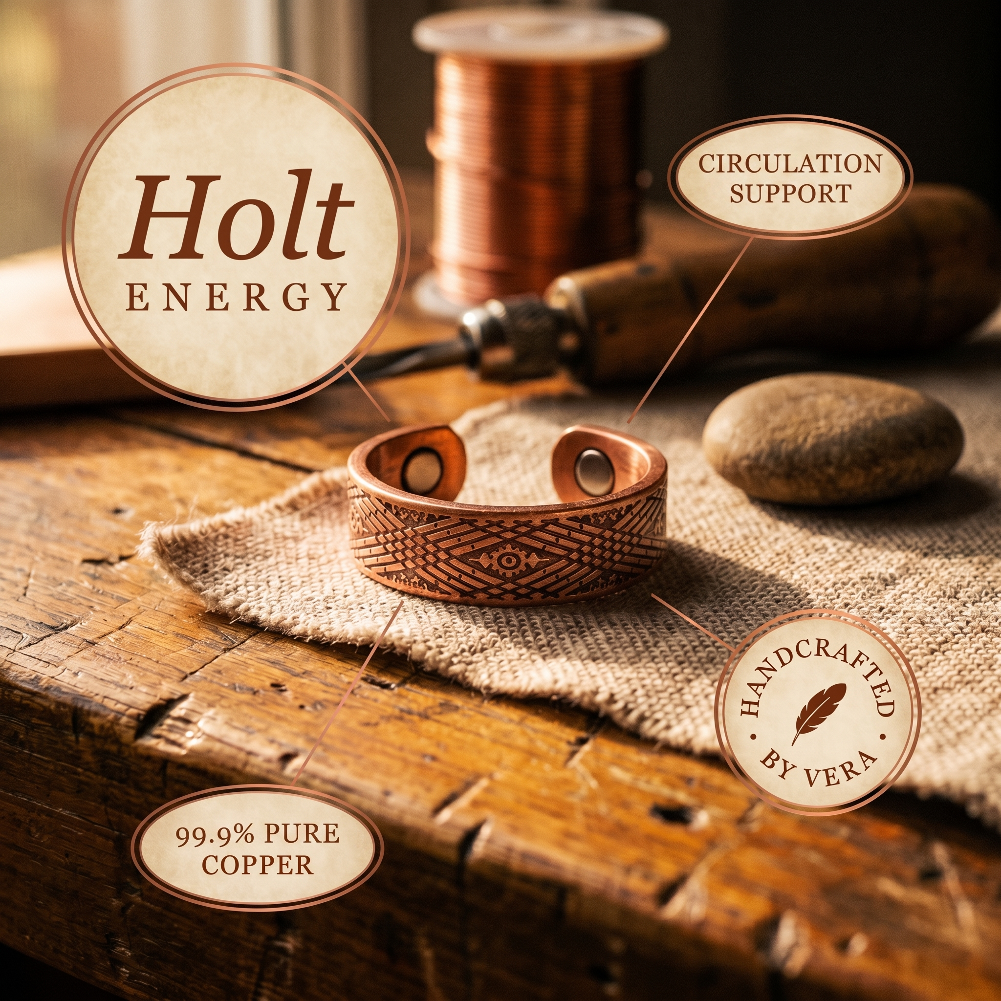 Copper & Spirit Holt Copper Ring