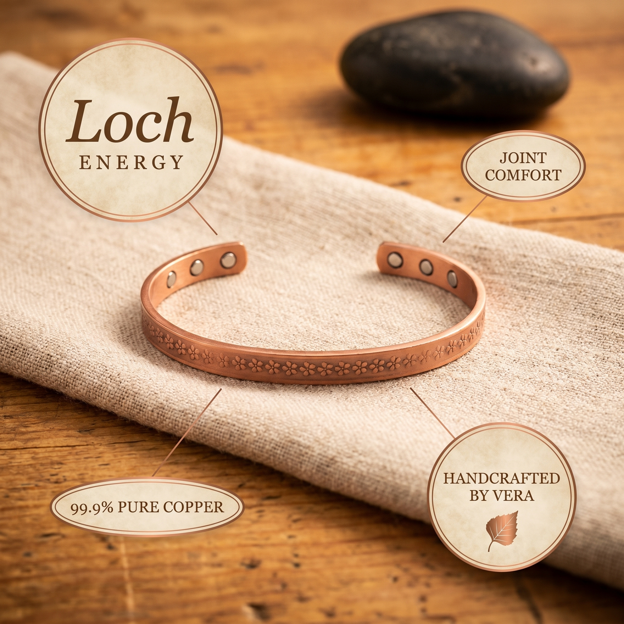 Copper & Spirit Loch Copper Bracelet