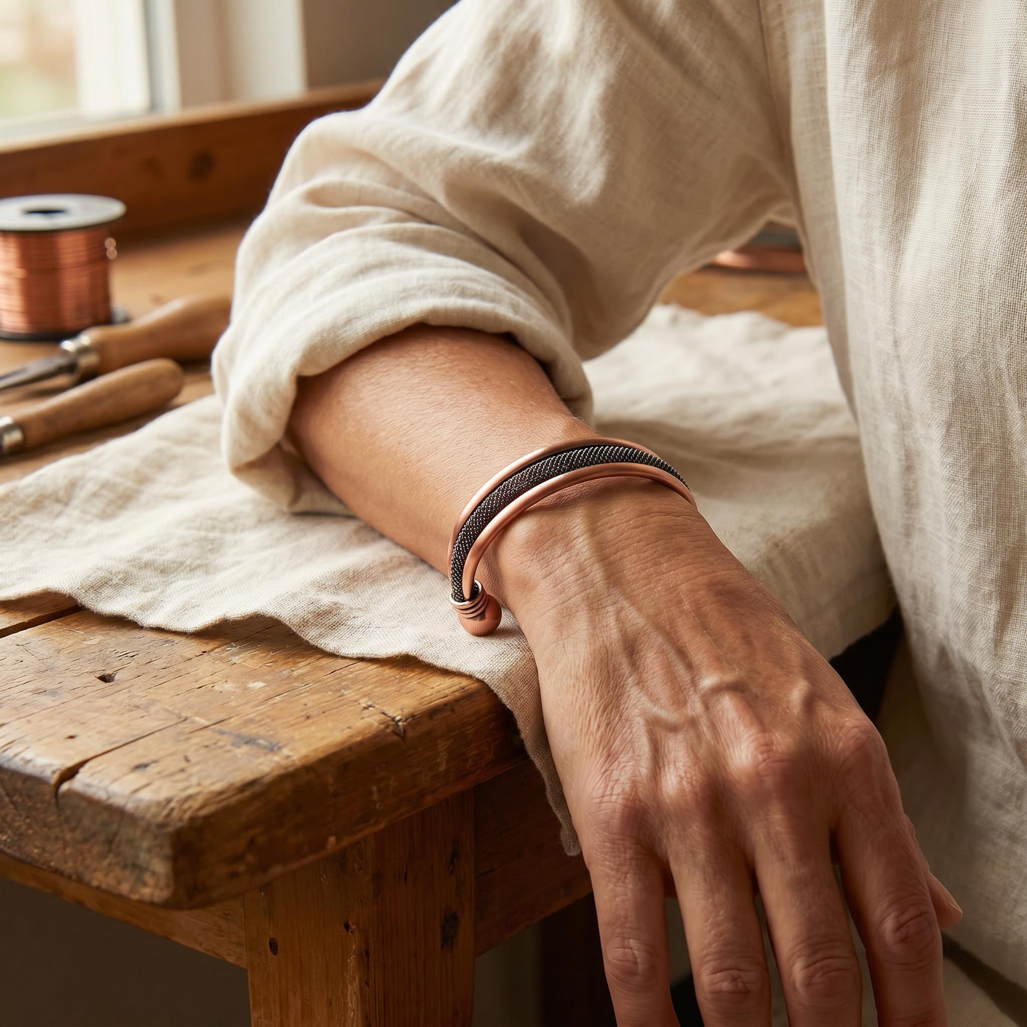 Copper & Spirit Cairn Copper Bracelet