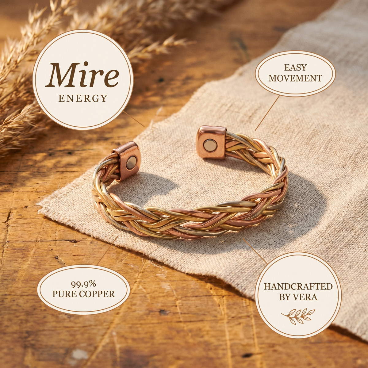 Copper & Spirit Mire Copper Bracelet