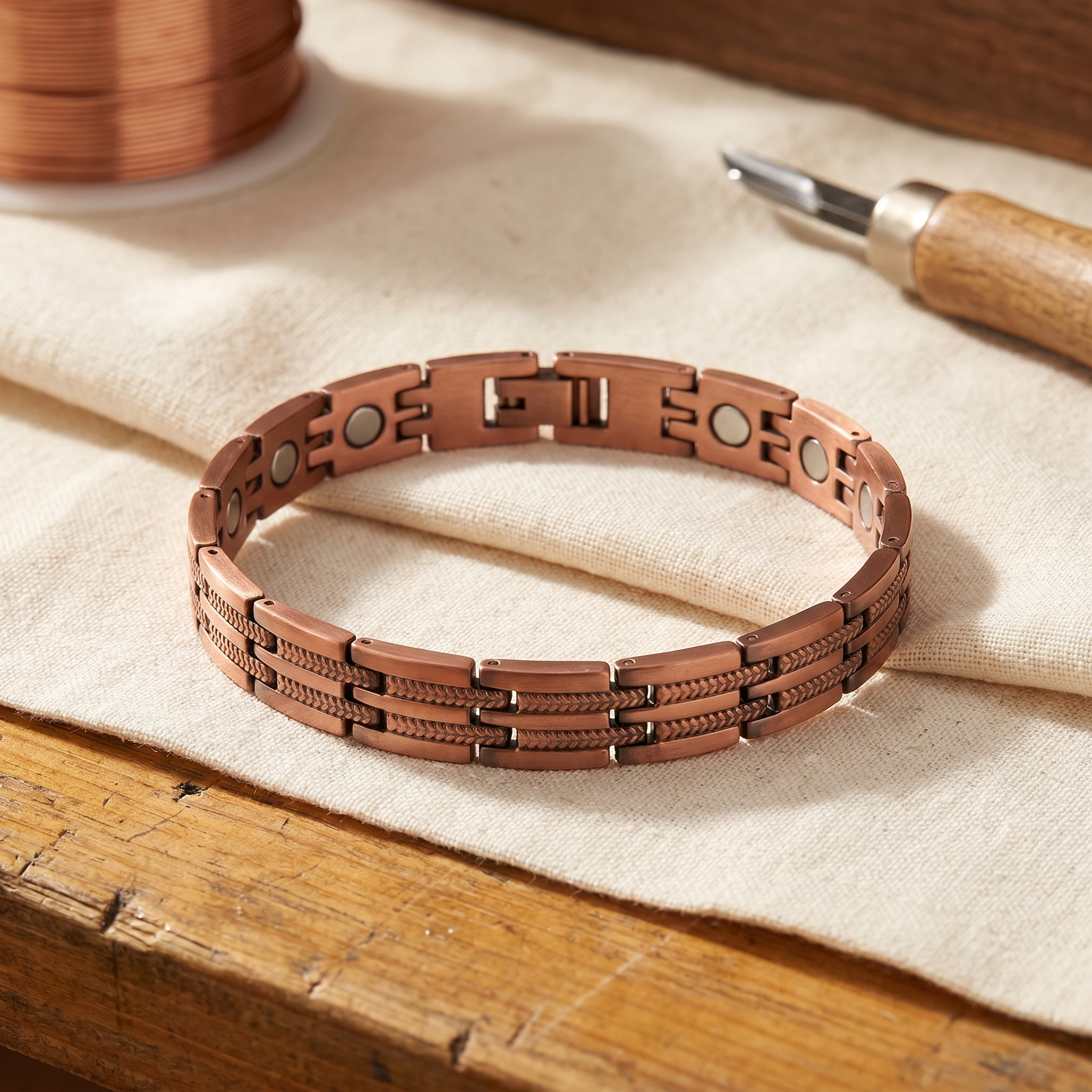 Copper & Spirit Pike Men's Copper Bracelet