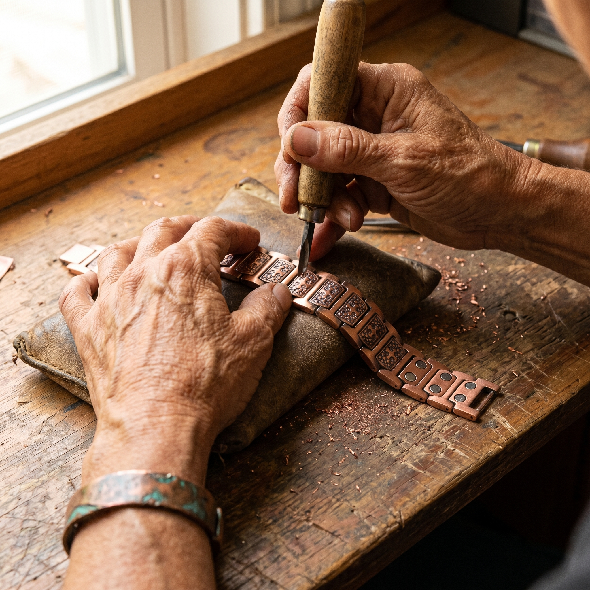 Copper & Spirit Gale Men's Copper Bracelet