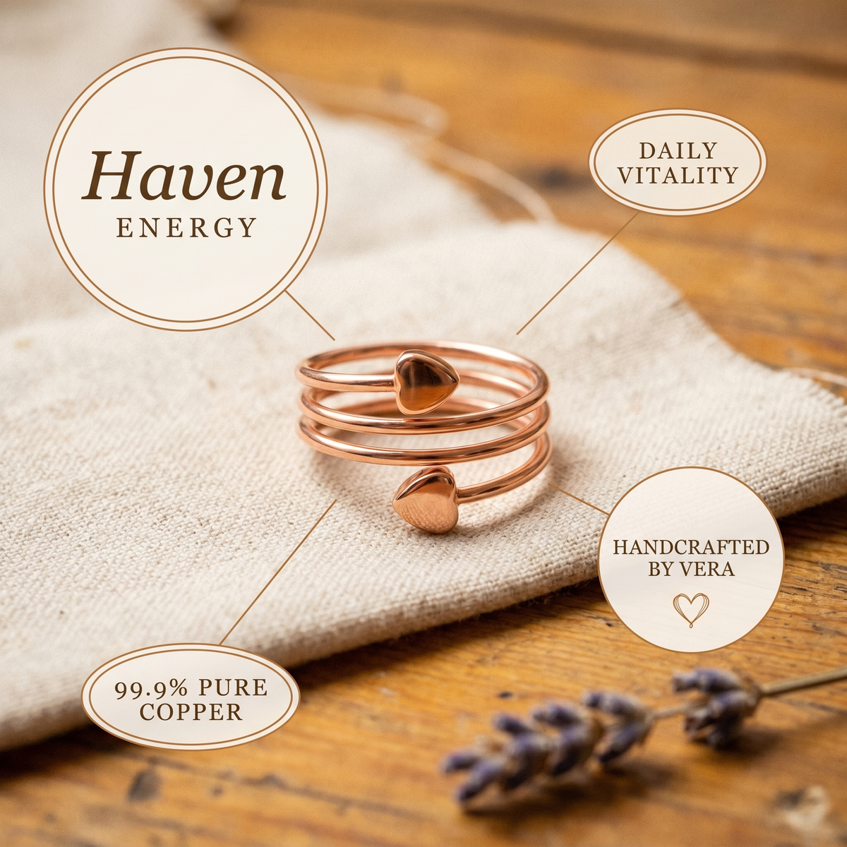 Copper & Spirit Haven Copper Ring