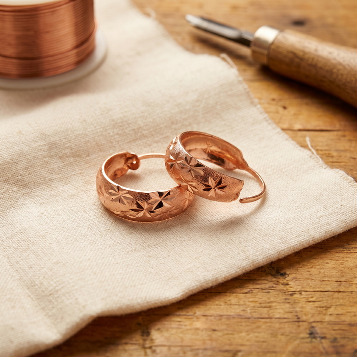 Copper & Spirit Dew Copper Earrings