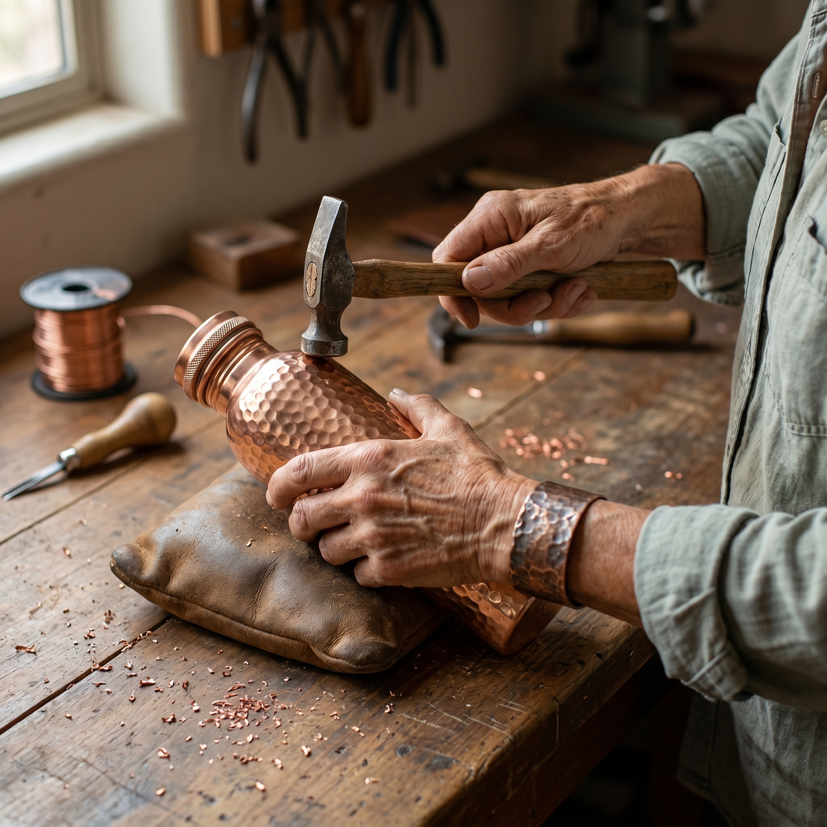 Copper Soul Pure Copper Water Bottle