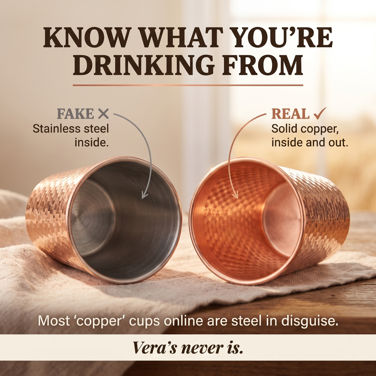 Copper Soul Pure Copper Cup