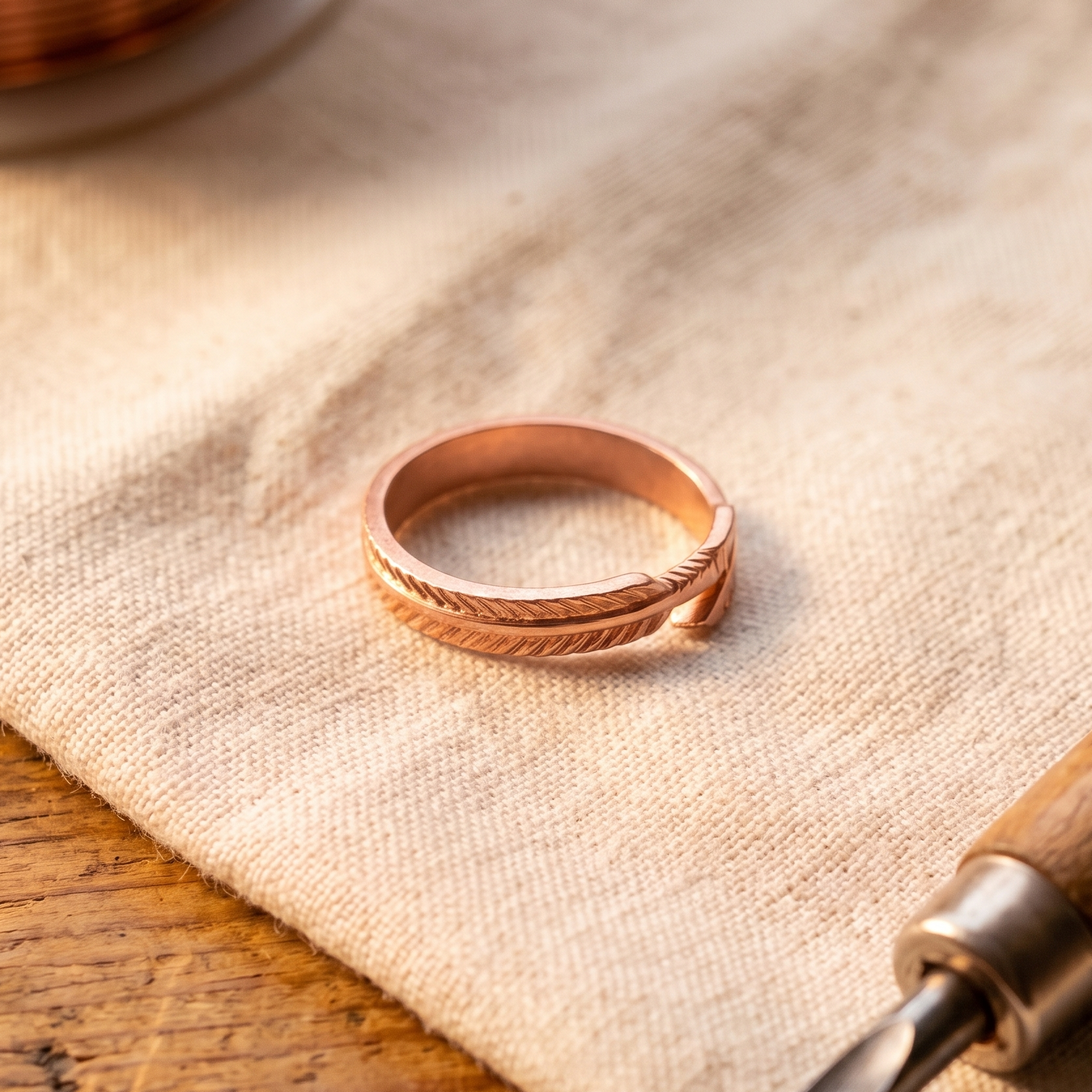 Copper & Spirit Root Copper Ring