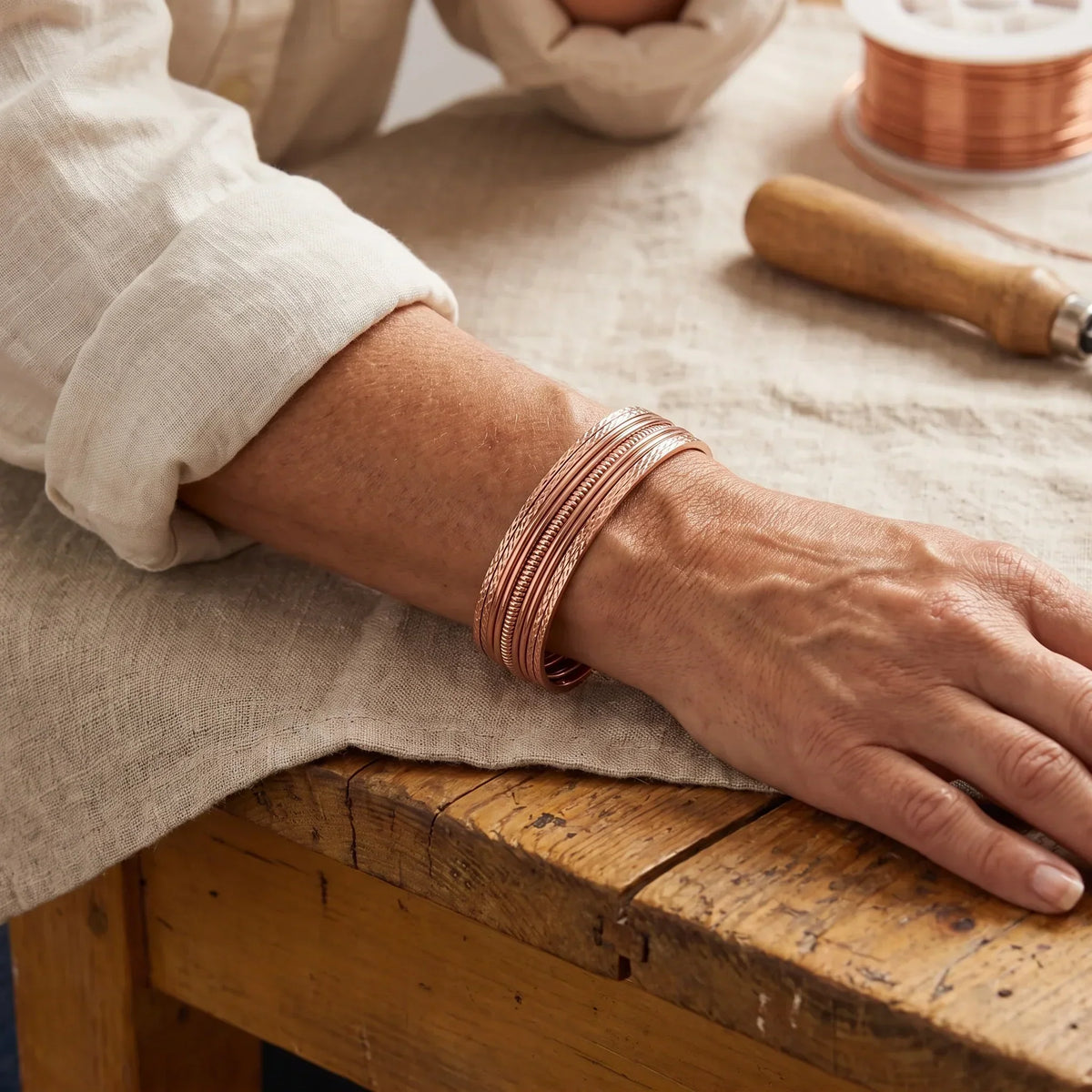 Copper & Spirit Bracken Copper Bracelet